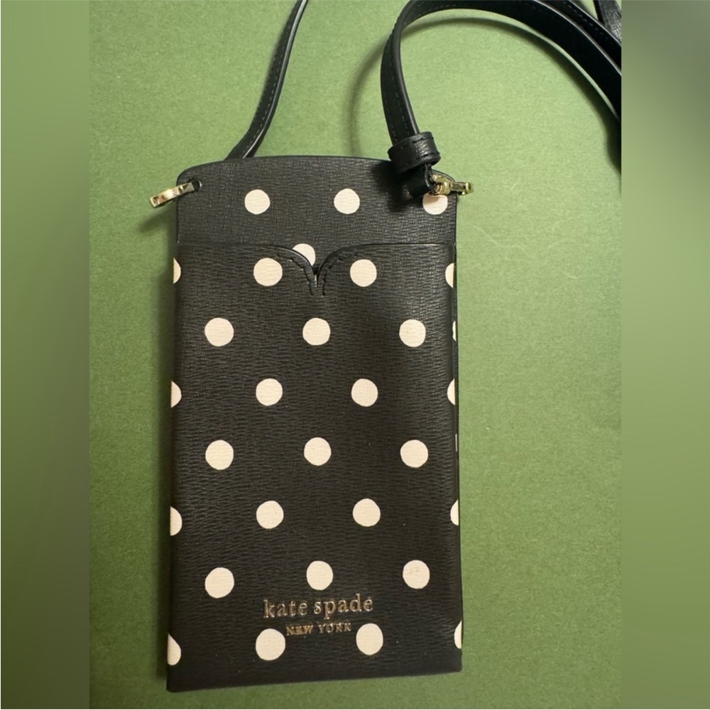 Kate Spade Polka Dot Black and White Crossbody Bag